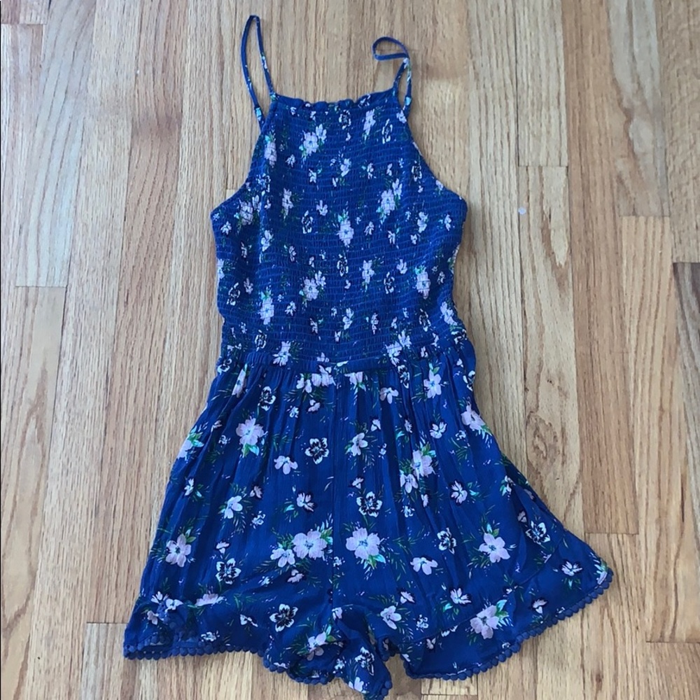 American Eagle Floral Romper